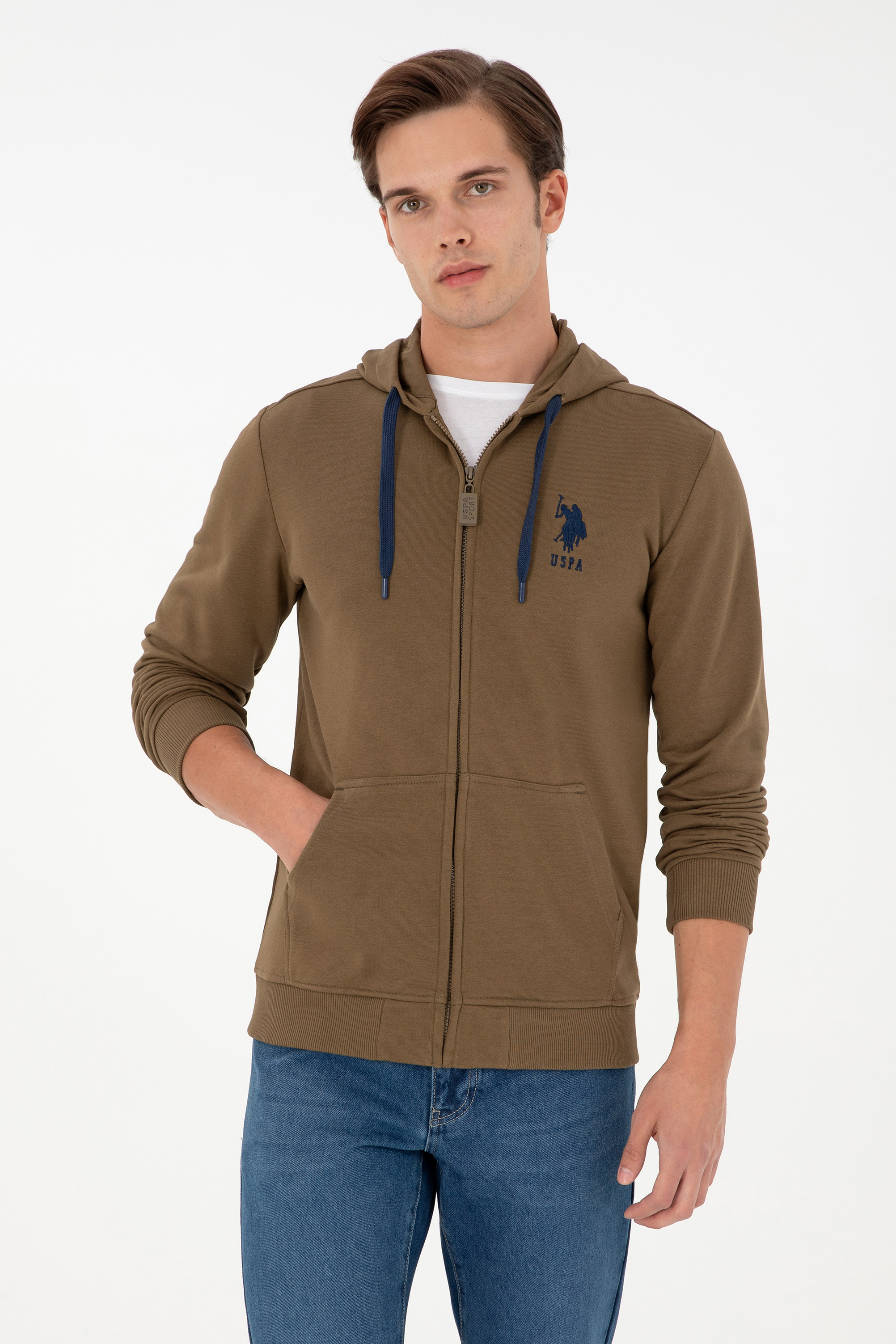 U.S. Polo Assn. Erkek Sweatshirt 1926835 (1926835) Haki