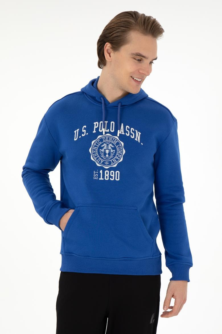 U.S. Polo Assn. Erkek Sweatshirt 1946819 (1946819) Saks Mavi