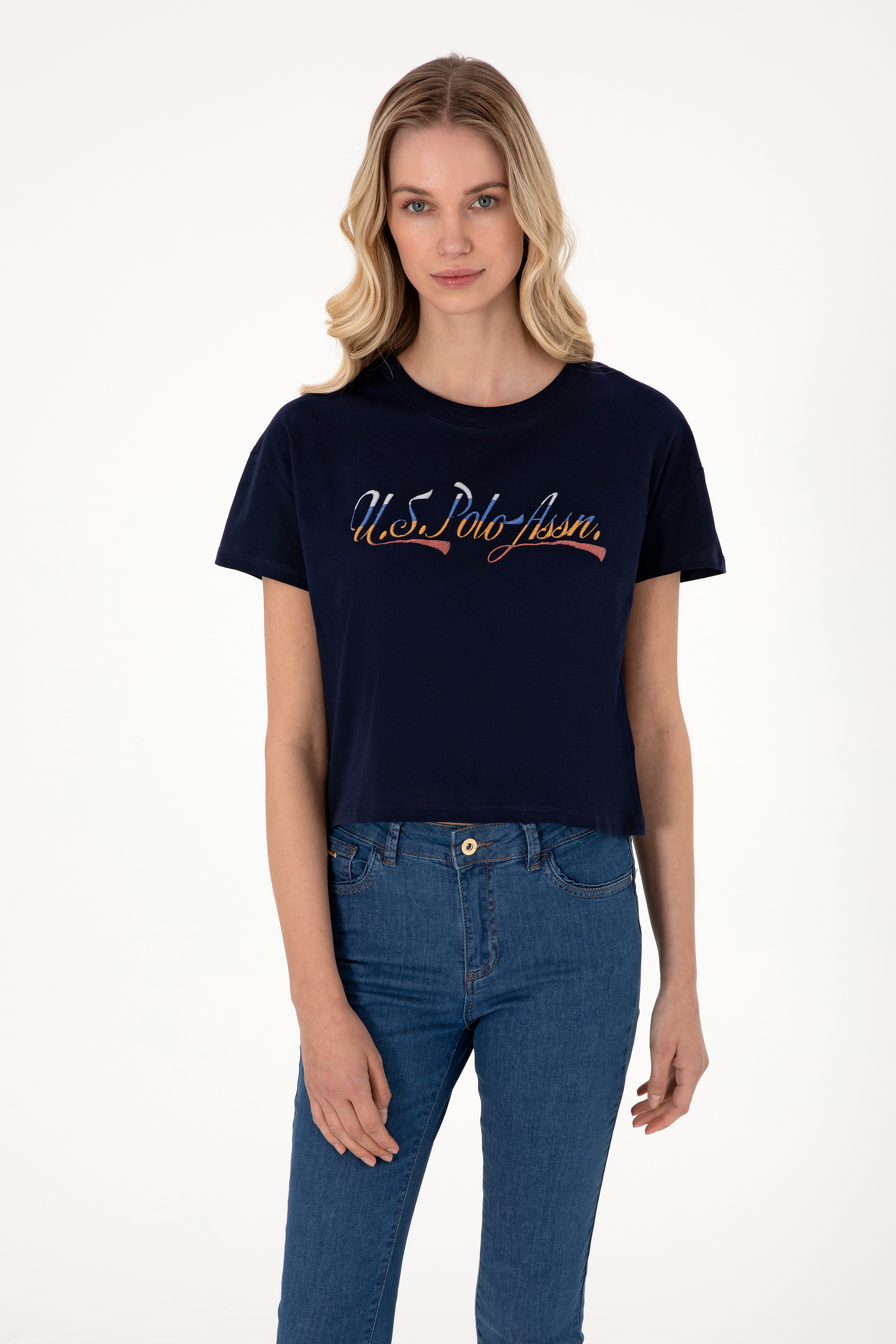 U.S. Polo Assn. Kadın T-shirt 2104062 (2104062) Lacivert