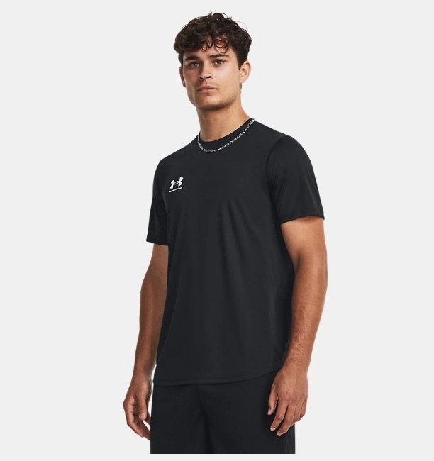 Under Armour Challenger Training Erkek T-shirt 1379589-001 (1379589-001) Siyah