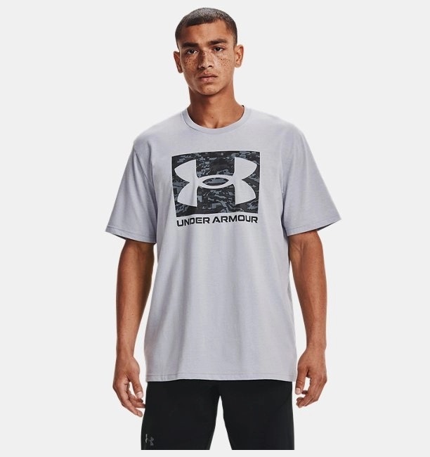 Under Armour Ua Abc Camo Boxed Logo Ss Erkek T-shirt 1361673-011 (1361673-011) Gri