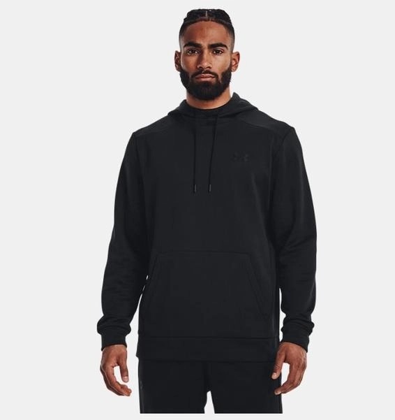 Under Armour UA Armour Fleece Erkek Sweatshirt (1373353-001) Siyah