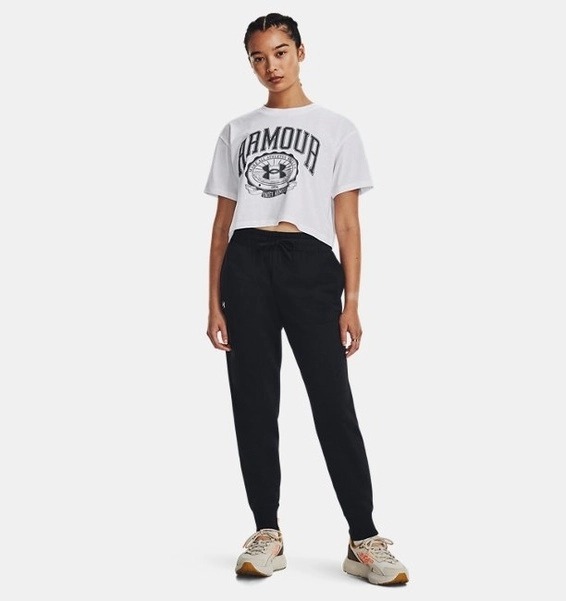 Under Armour Ua Rival Fleece Kadın Jogger Eşofman Altı 1379438-001 (1379438-001) Siyah