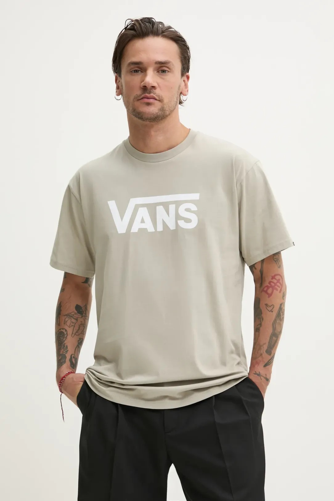 Vans Classic Erkek T-shirt VN000GGGZUJ1 (VN000GGGZUJ1) Bej