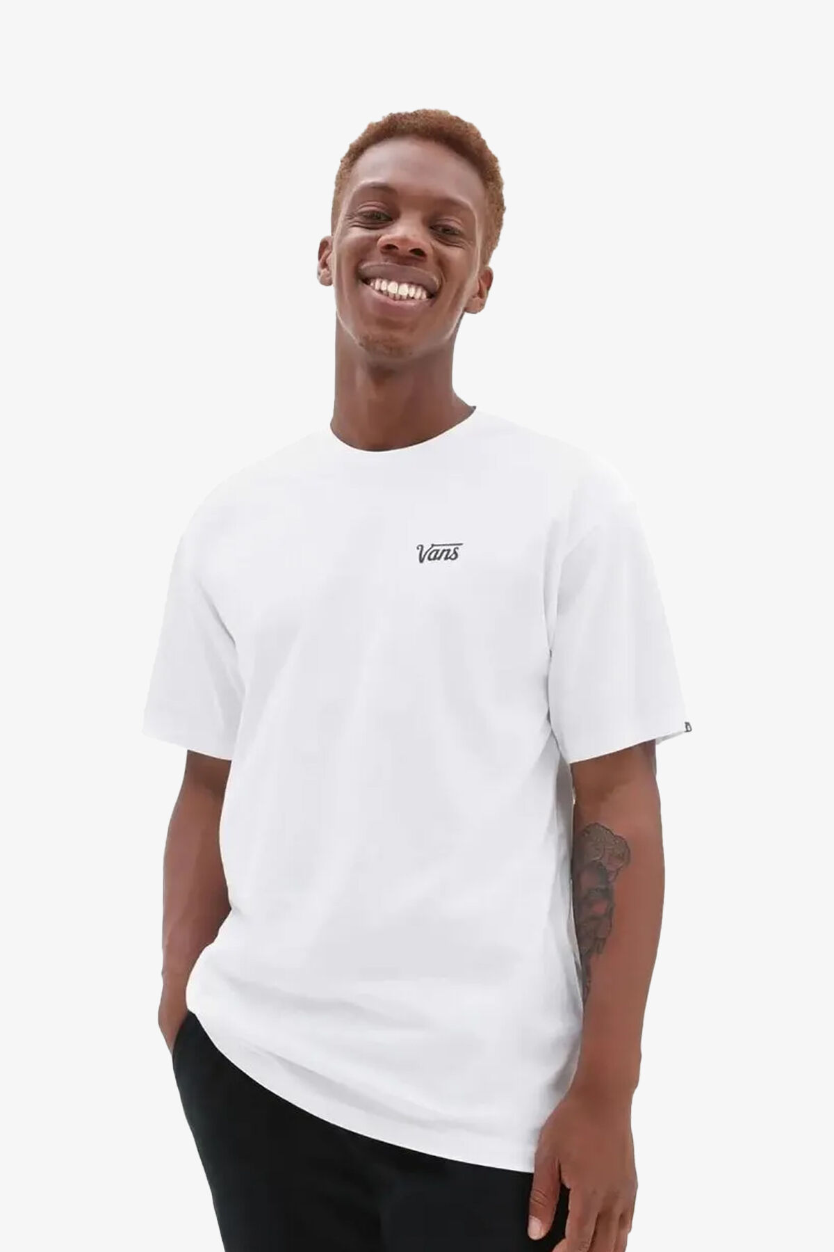 Vans Mini Script Tee-B T-shirt VN0A7Y3SWHT1 (VN0A7Y3SWHT1) Beyaz