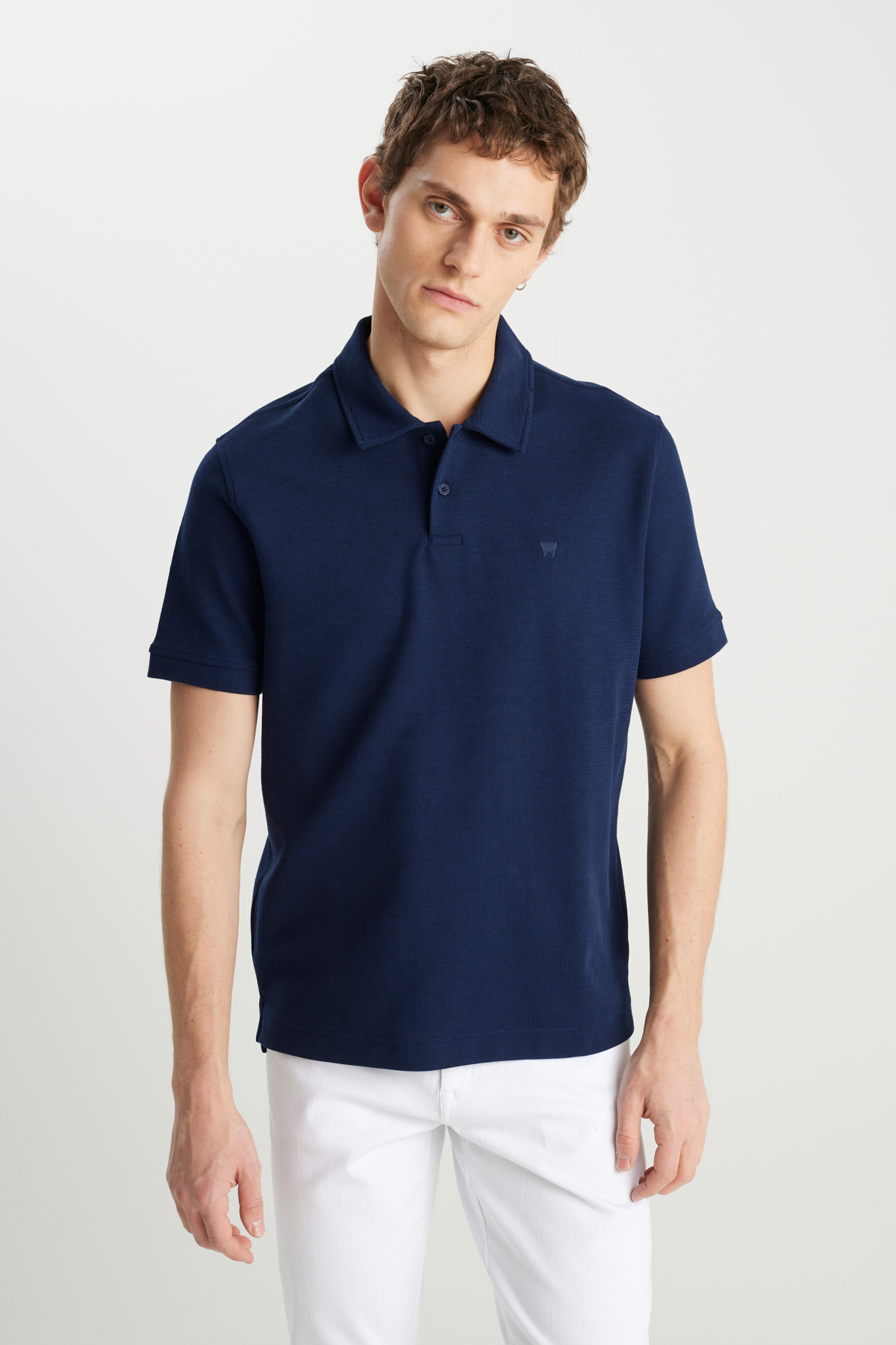 Wrangler Regular Fit Erkek Polo T-shirt W2510720410 (W2510720410) Lacivert