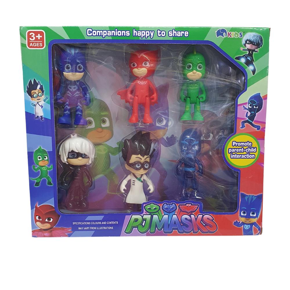 Pj Mask 6 Lı Figür Set - 1166 Pj Mask 6 Lı Figür Set - 1166