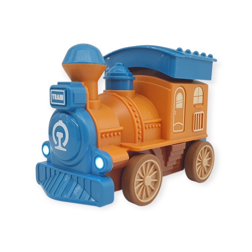 Oyuncak Tren Işıklı Sesli Bas Gitsin 14Cm - Mavi̇ - 8068A