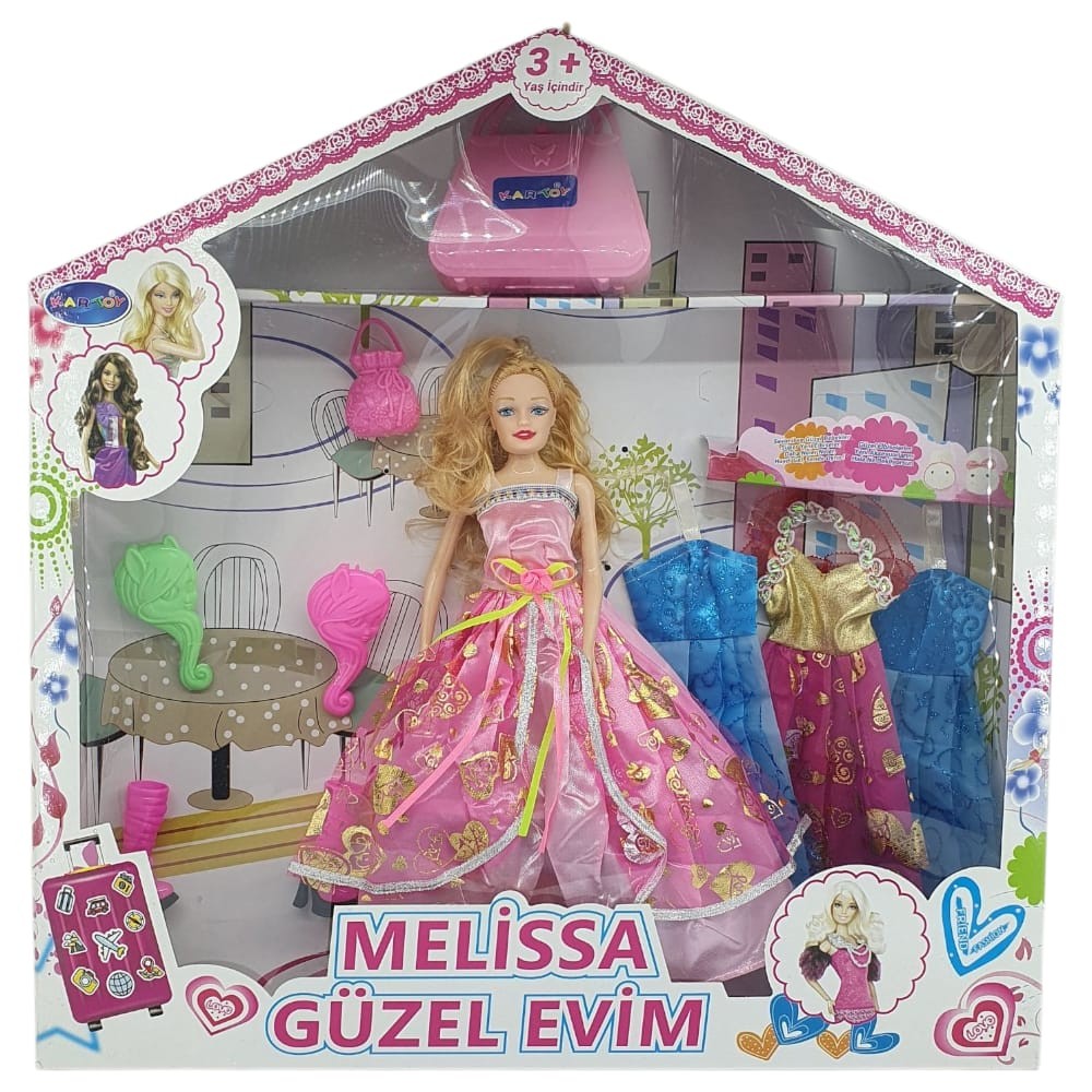 Bebek Yedek Elbiseli Ve Aksesuarlı - 1115-21 - Açık Pembe Bebek Yedek Elbiseli Ve Aksesuarlı - 1115-21 - Açık Pembe