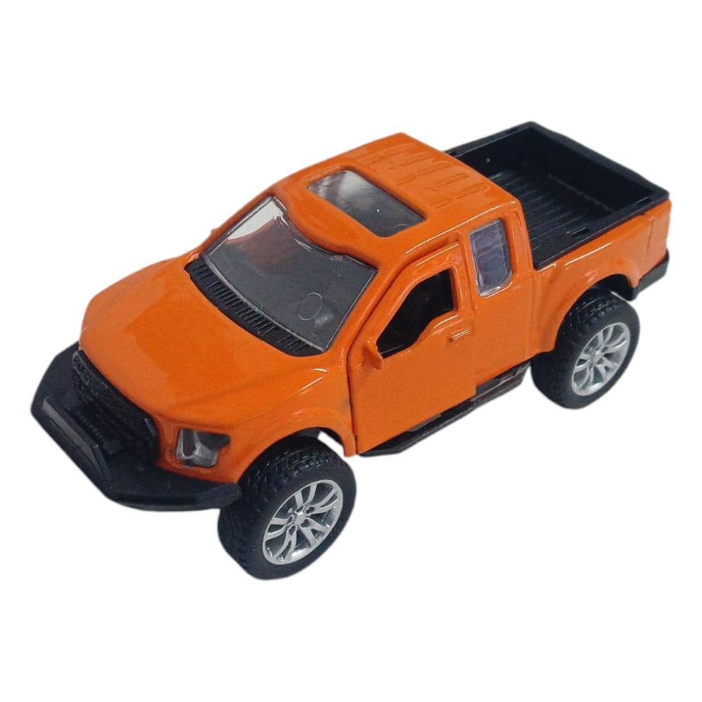 Çek Bırak Metal Arazi Aracı 13 Cm - Turuncu