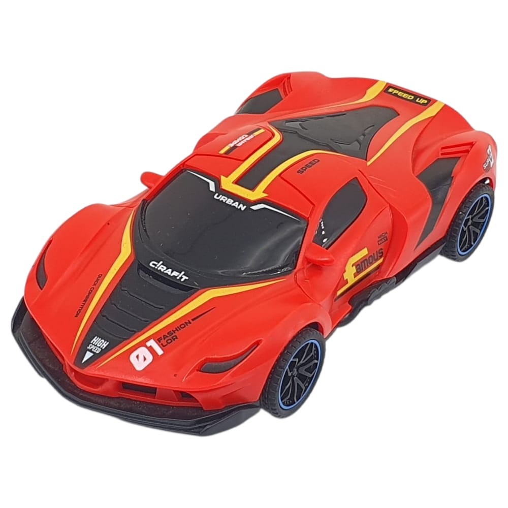 Sürtmeli Drift Arabalar 15 Cm - D400-52 - Kırmızı