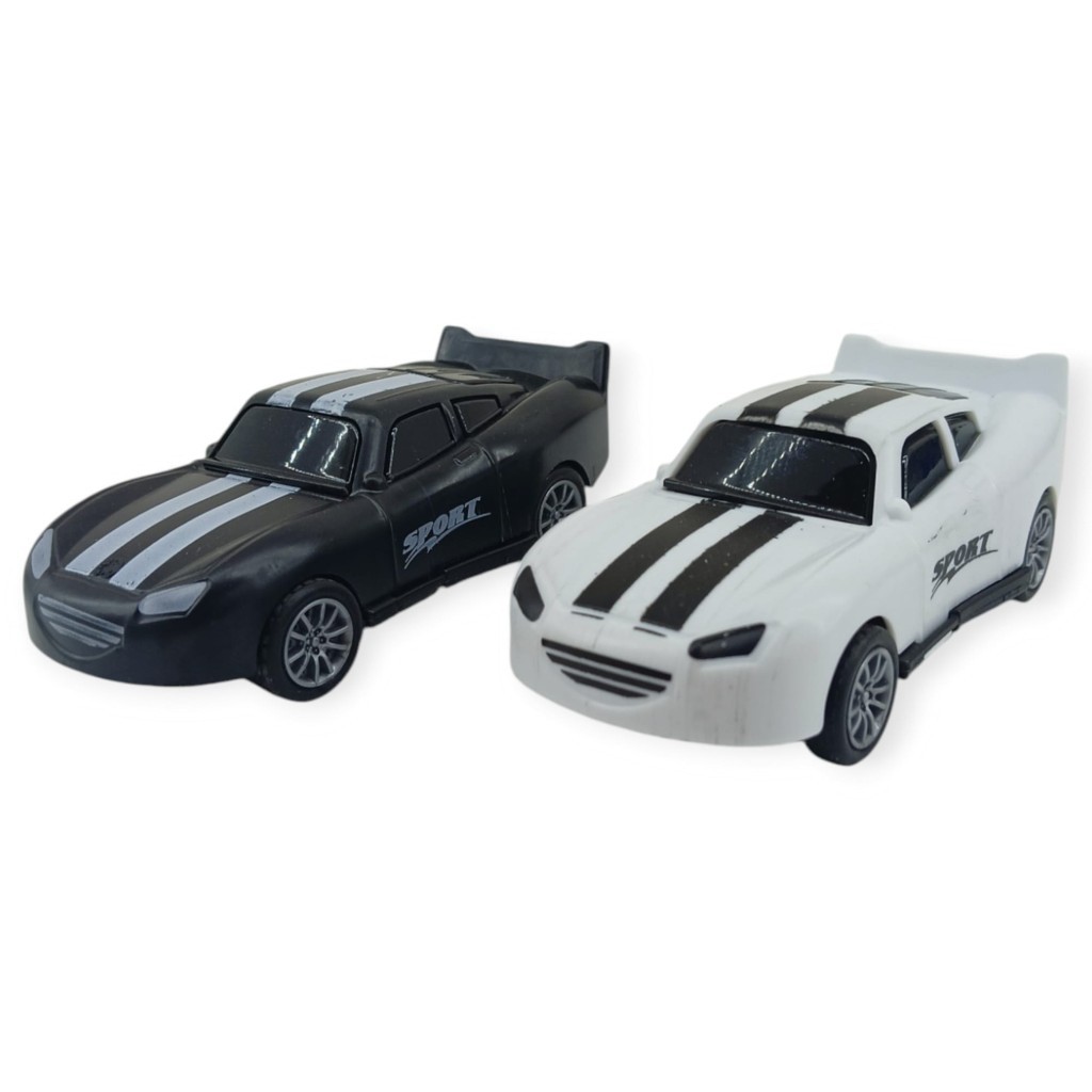 Çek Bırak Nascar Arabası 10.5 Cm - Bp-035-Si̇yah/Beyaz