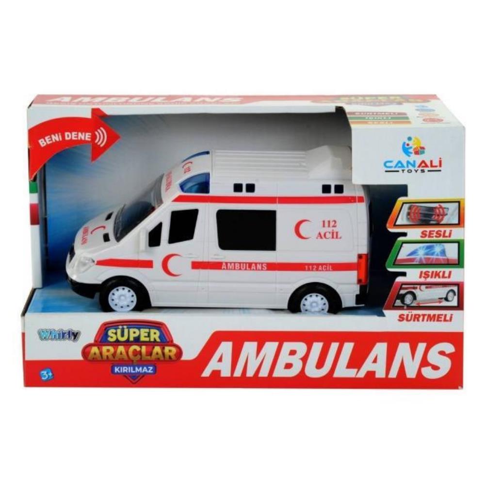 Cnl-9999 - Ambulans Çarpdön Isikli Sesli Pilli 48