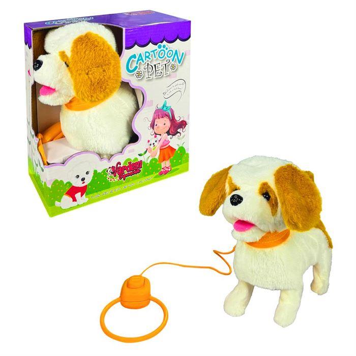 Peluş Tasmalı Yürüyen Köpek - Ft-B019