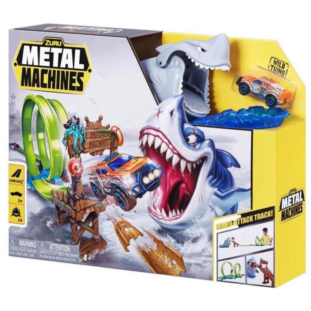 Mea04000-6760 - Zuru Metal Machi̇nes Shark Oyun Seti̇