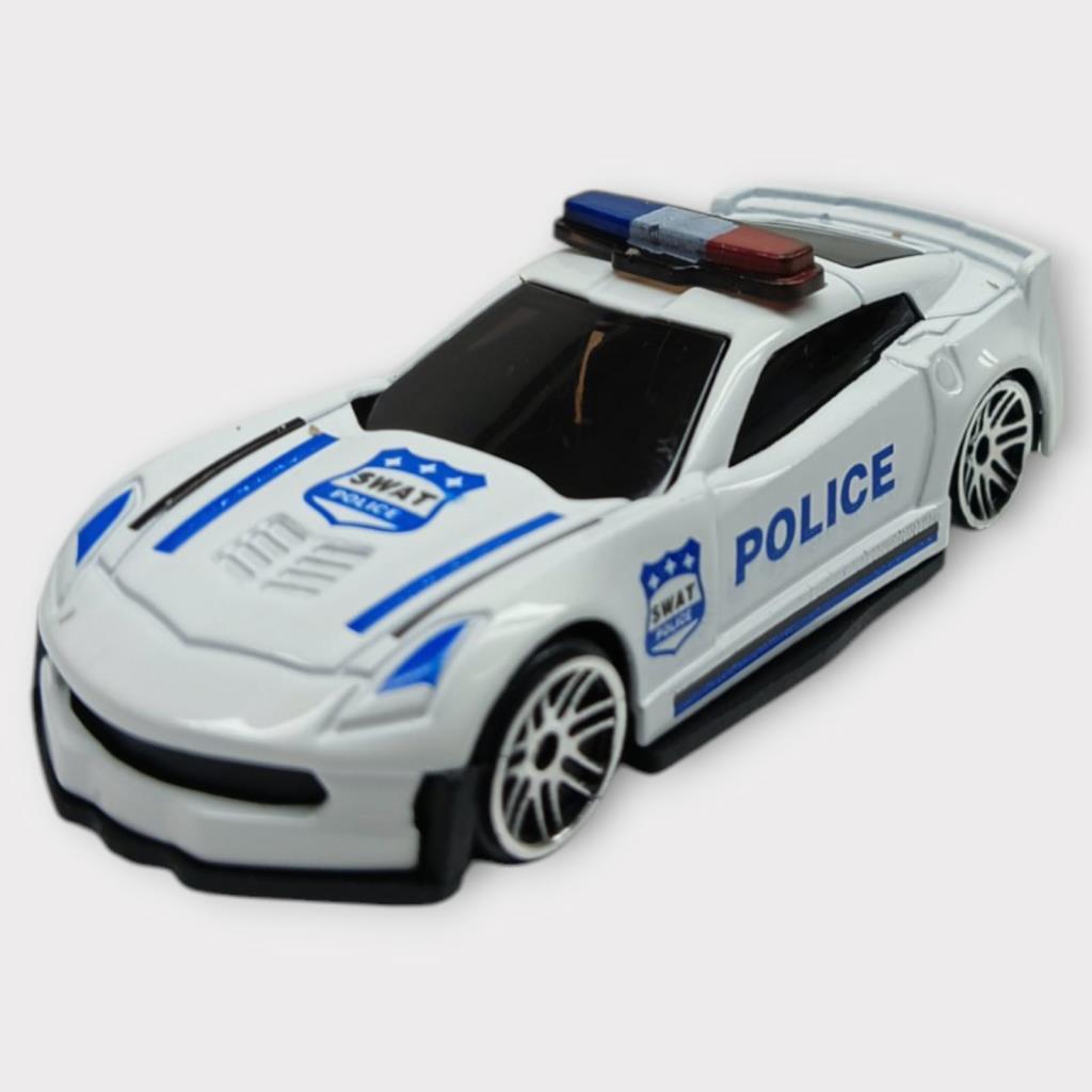 Metal Mini Polis Arabası  8 Cm - Polis - 1