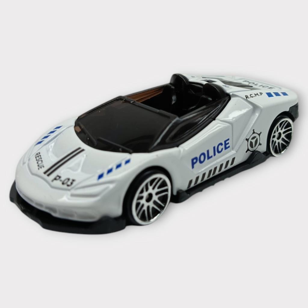 Metal Mini Polis Arabası  8 Cm - Polis - 6