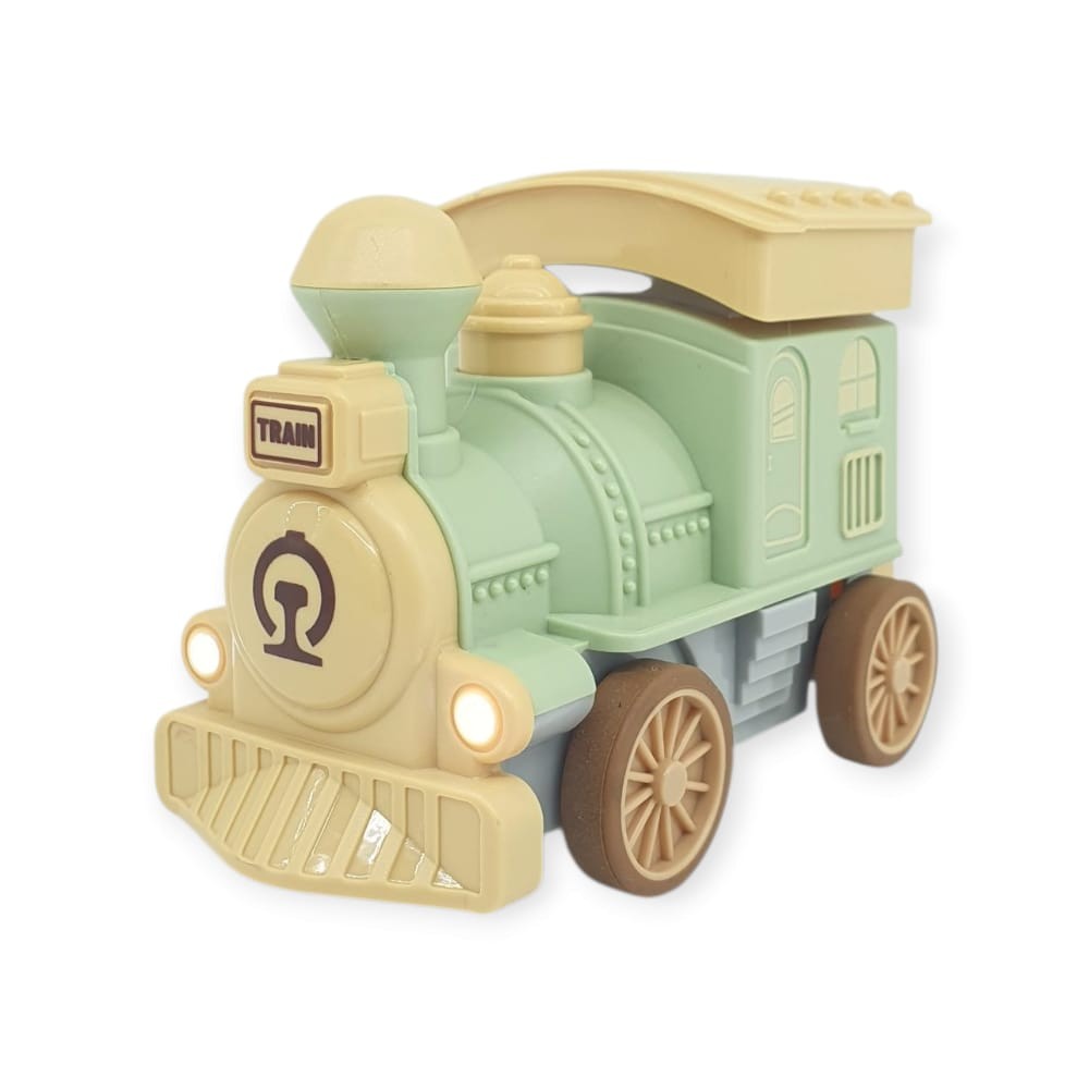 Oyuncak Tren Işıklı Sesli Bas Gitsin 14Cm - Yeşi̇l - 8068A