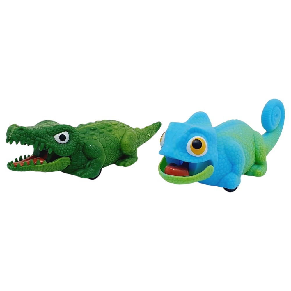 Sürtmeli Sürüngen Lar 2'Li - Timsah & İguana