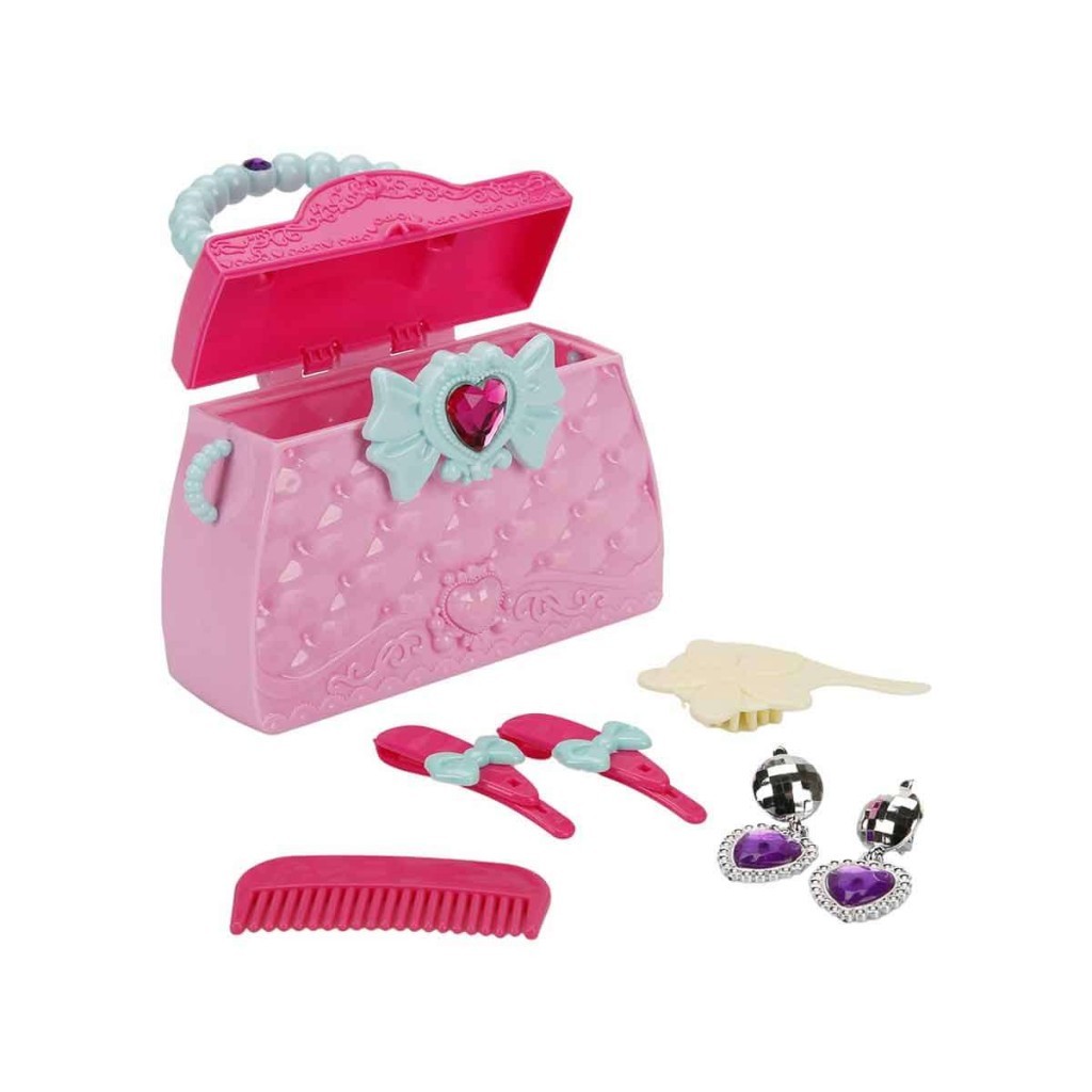 Aksesuarlı Makyaj Çantası  - Bj1350 - Pembe