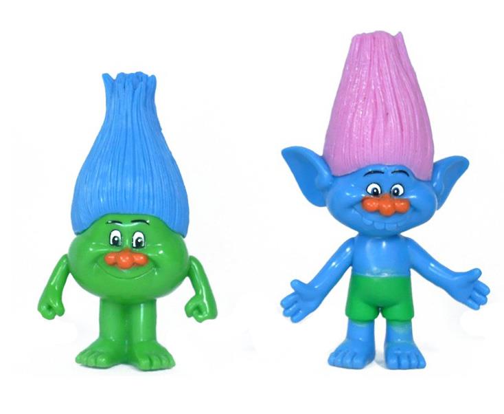 Trolls Yağmur Ormanı Şans Bebekleri 2 Li Figür - Tbg256562/Mavi̇-Yeşi̇l