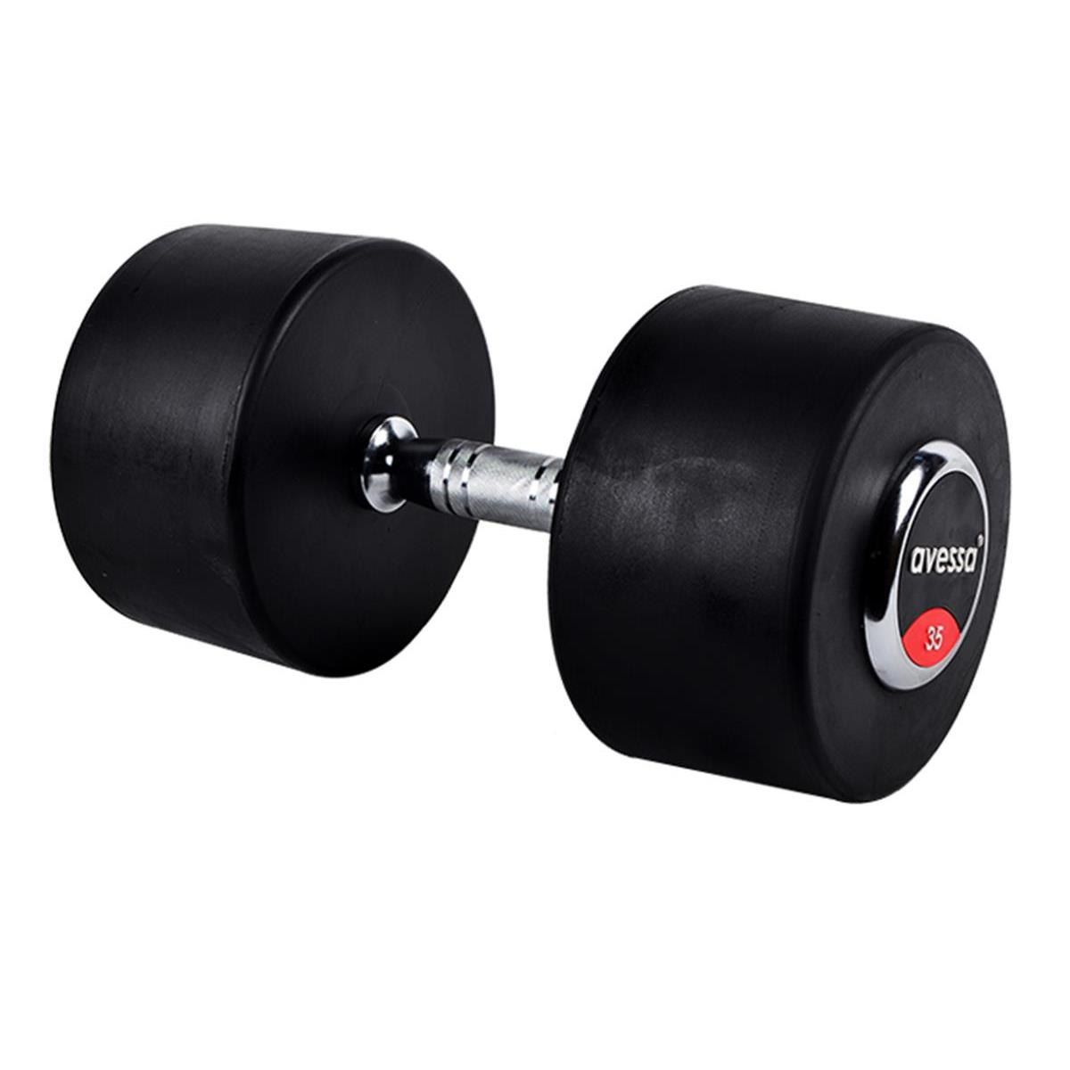 Avessa 35 Kg Olimpik Dambıl Kauçuk Kaplı Salon Tipi