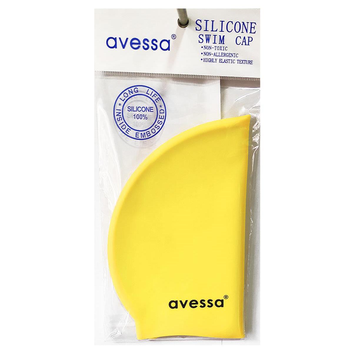 Avessa Silikon Bone Sarı Havuz Bonesi SC807