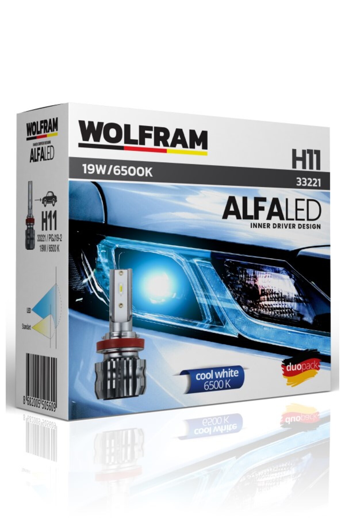 Wolfram Alfa H11 Led Far Ampul Takımı