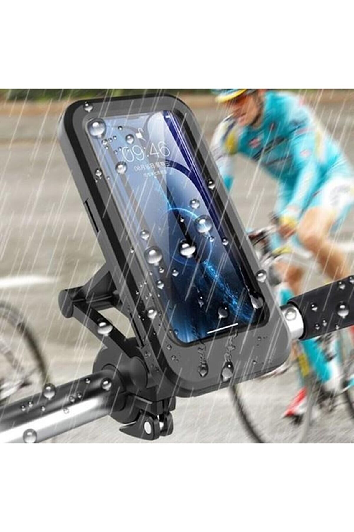 Carub Motosiklet - Bisiklet Telefon Tutucu Mıknatıslı - Su Geçirmez