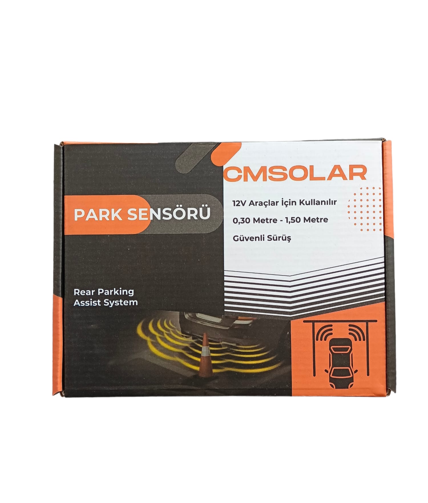 Cmsolar Park Sensörü 18mm Siyah Ses İkazlı (buzerli)