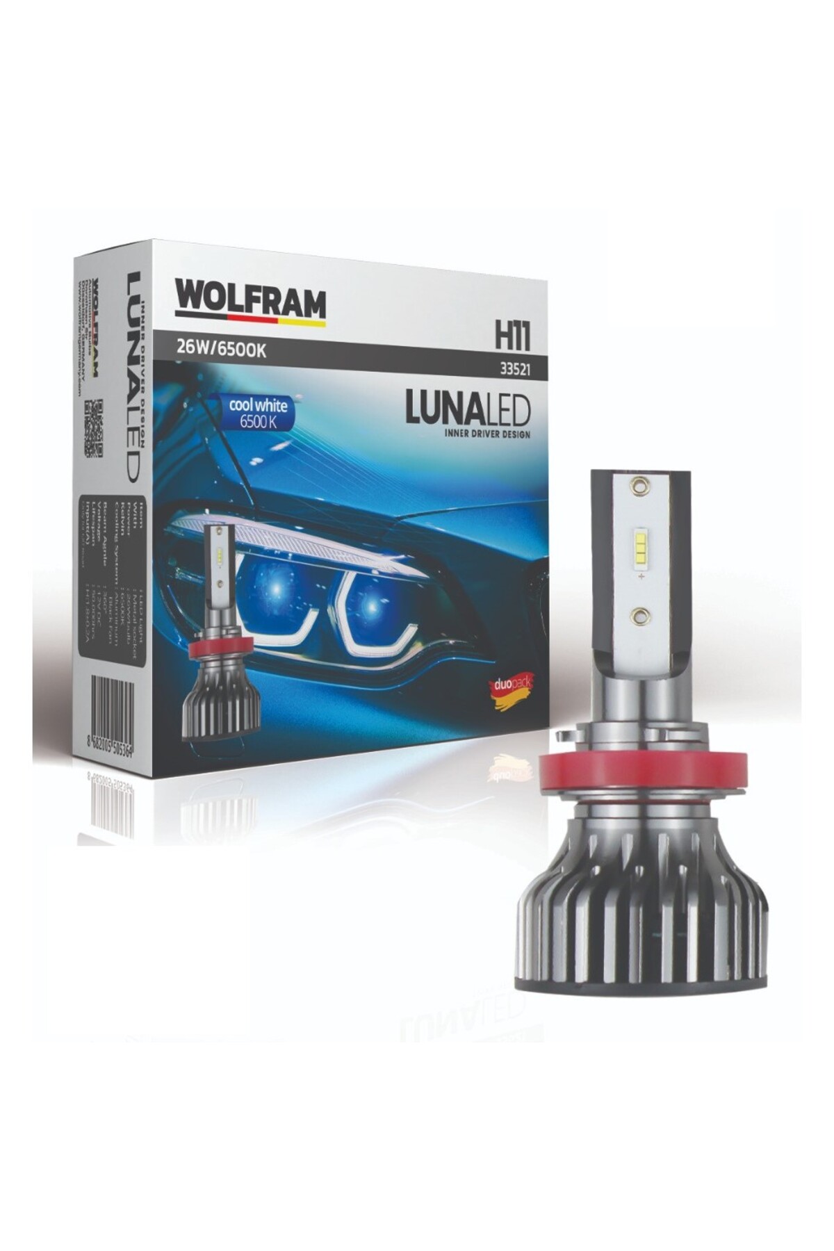 Wolfram Luna H11 Led Far Ampul Takımı