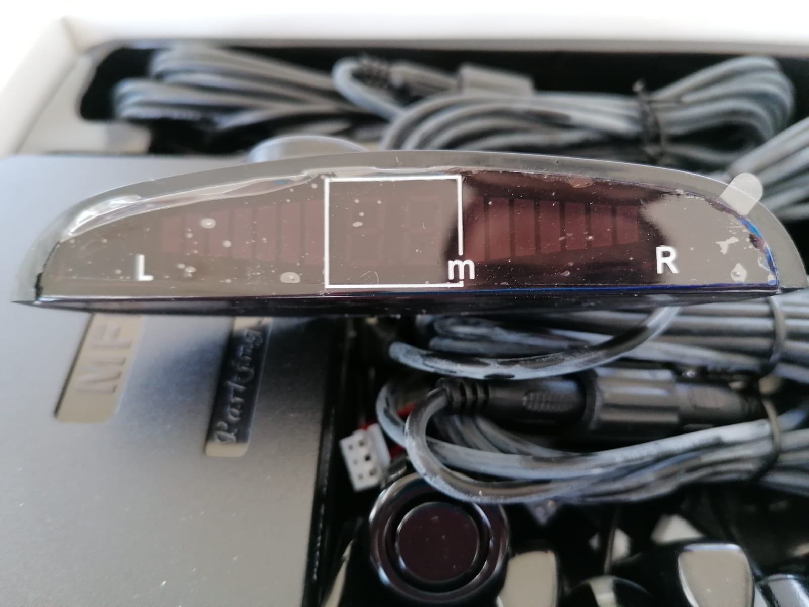 Park Sensörü Ekranlı 18mm Küçük Göz Türkçe Konuşan Siyah (be750)