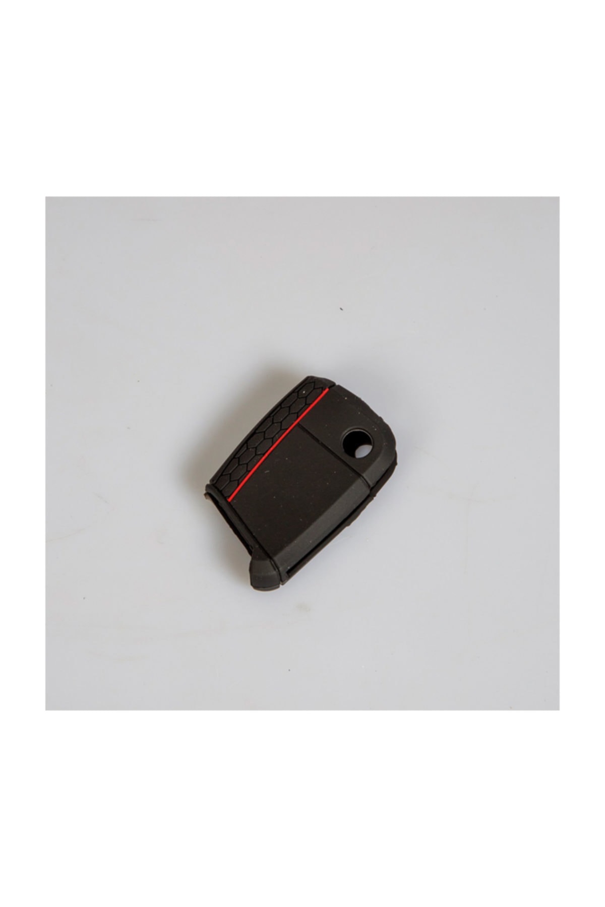 Silikon Anahtar Kabı- Volkswagen/golf7 Siyah-kırmızı çizgili / Sypd53