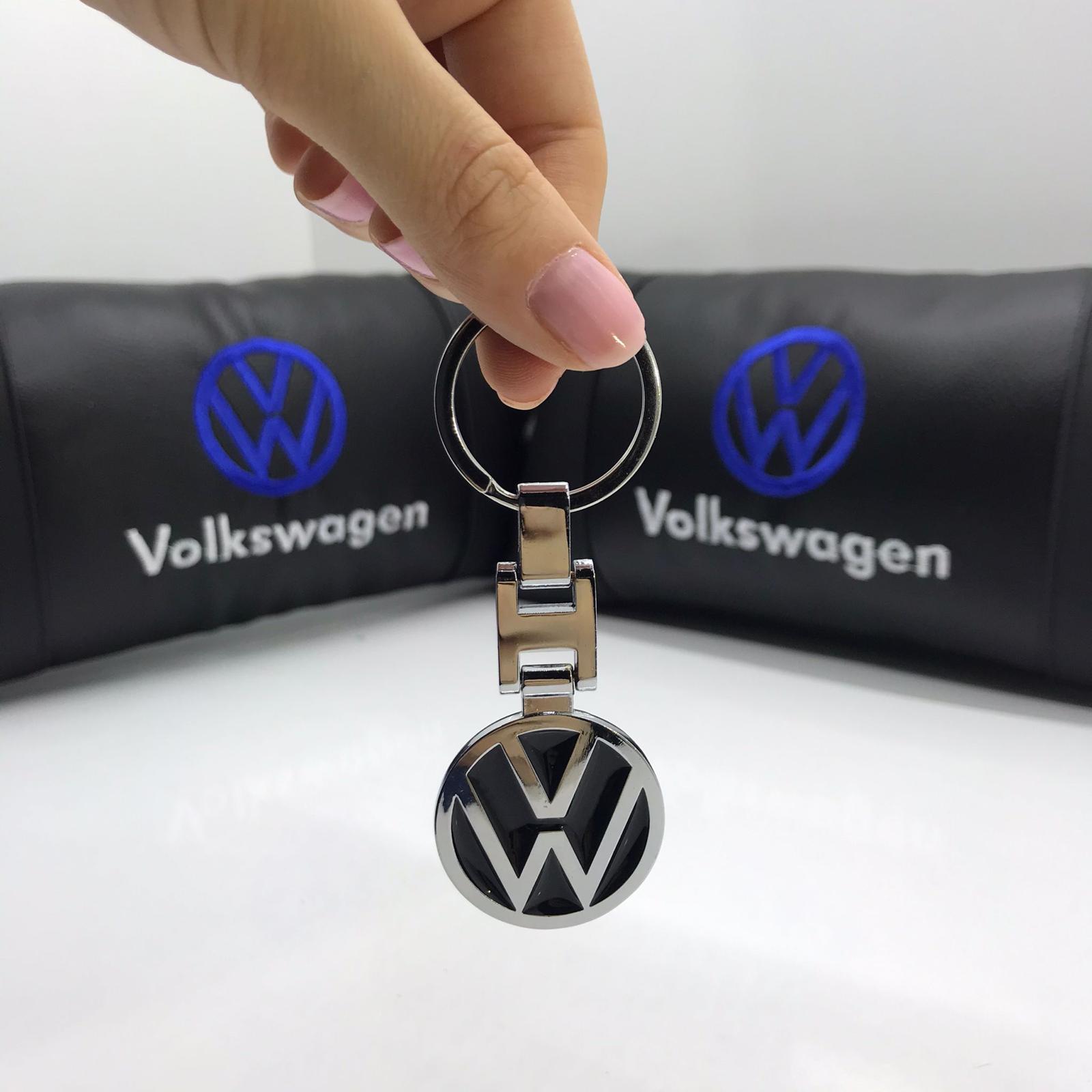 Volkswagen 2 Adet Oto Yastık Ve Anahtarlık Oto Boyun Yastığı Volkswagen Anahtarlık