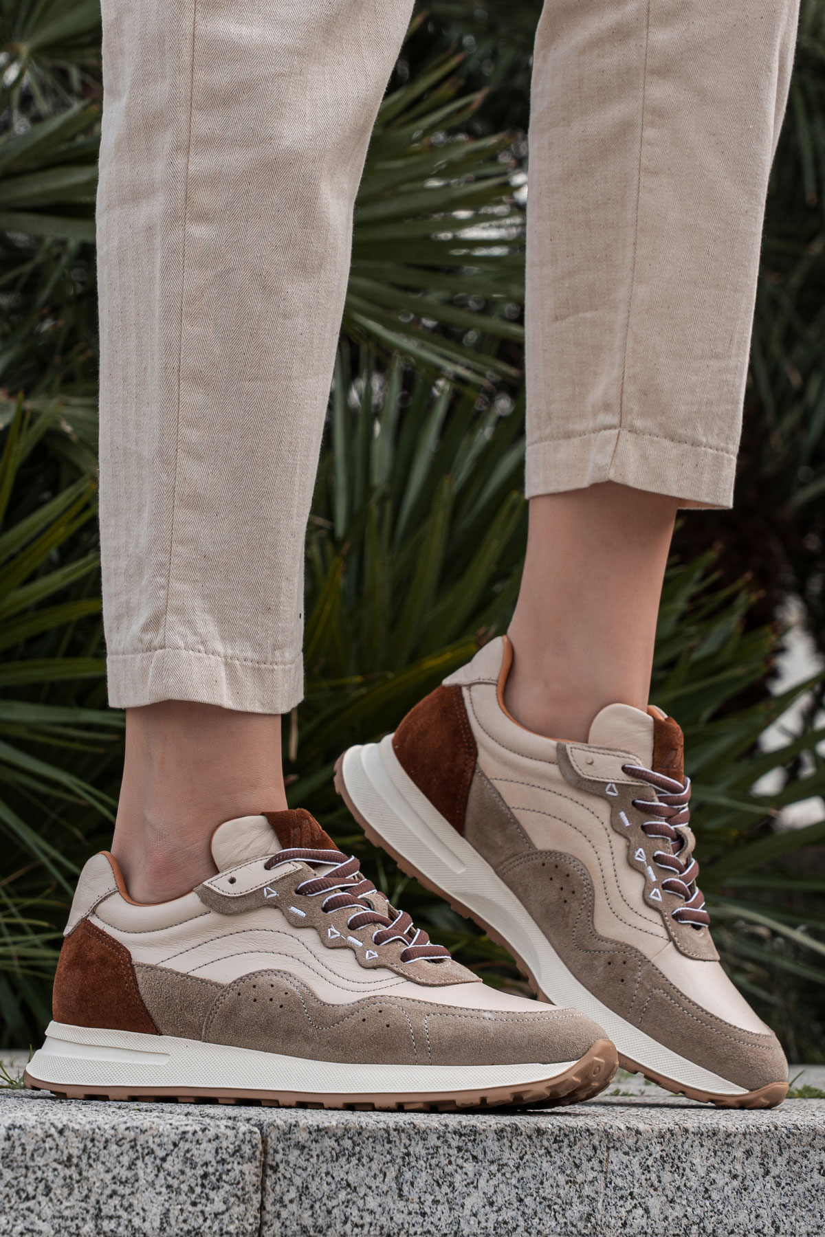 Hakiki Deri Kadın Sneaker