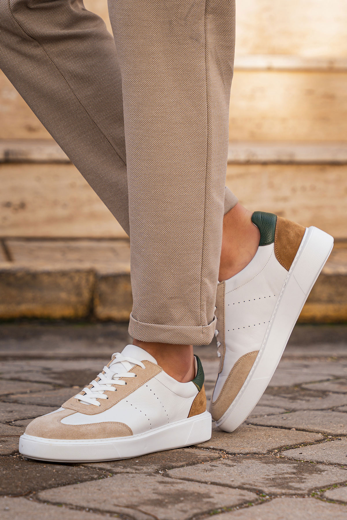 Hakiki Deri Erkek Comfort Sneakers