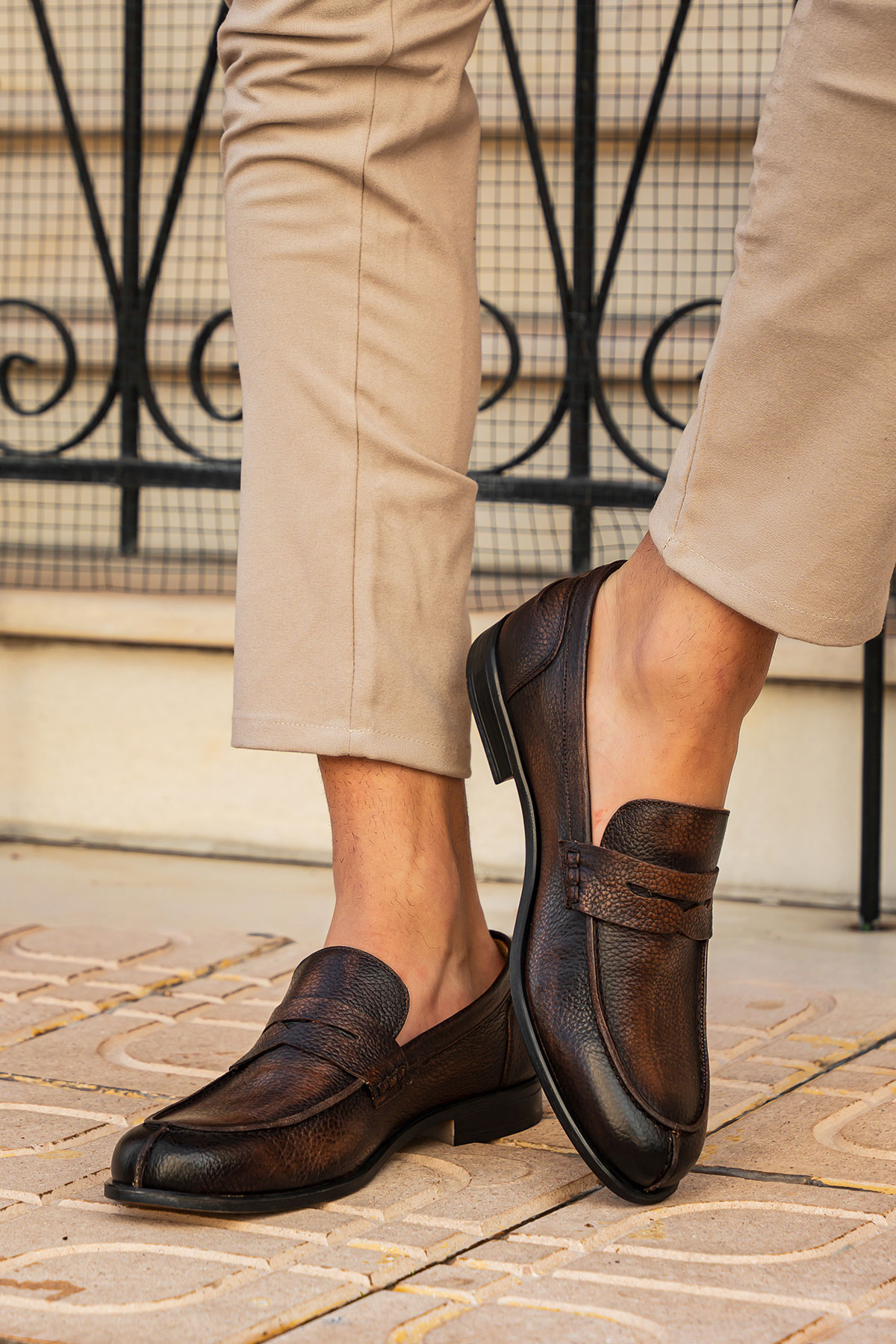 Dikişli Klasik Erkek Deri Ayakkabı