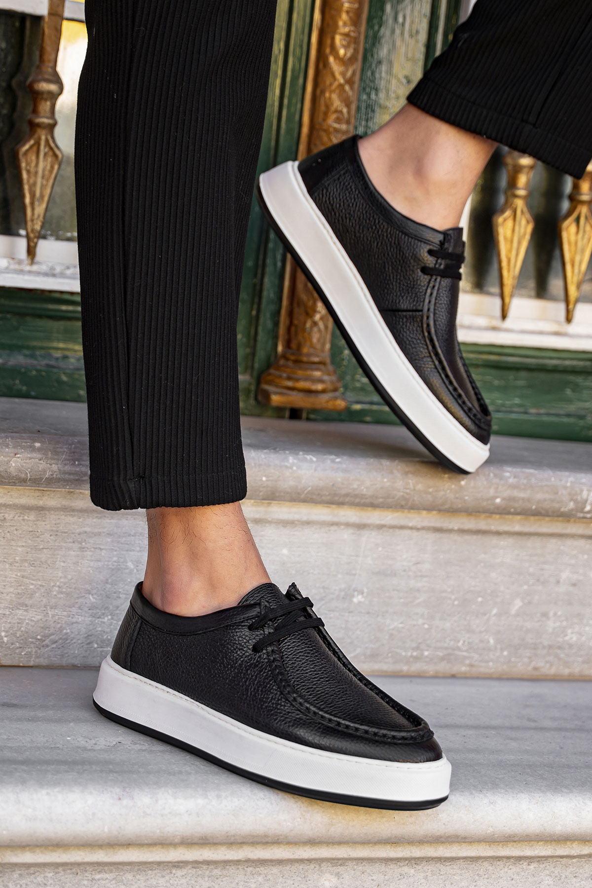 Мужские кроссовки из натуральной кожи