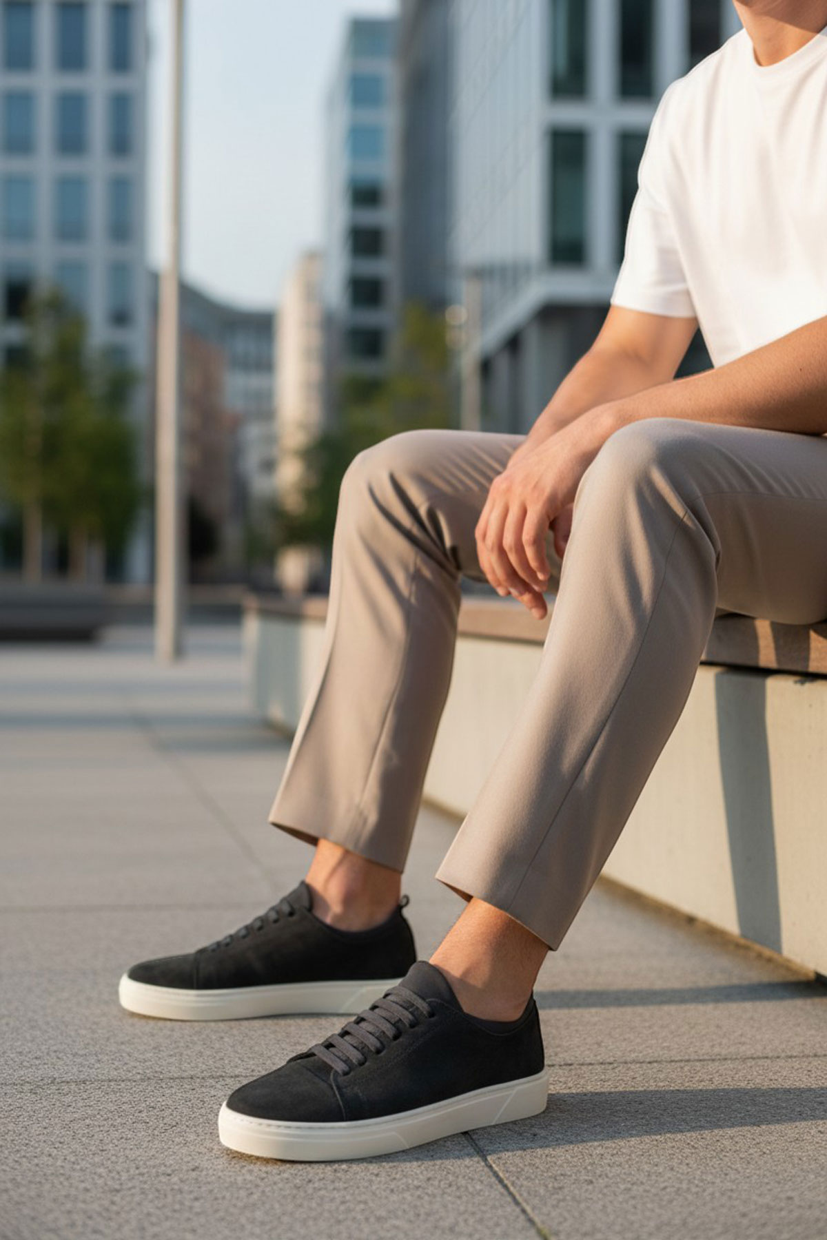 Hakiki Süet İç Dış Deri Günlük Erkek Sneaker