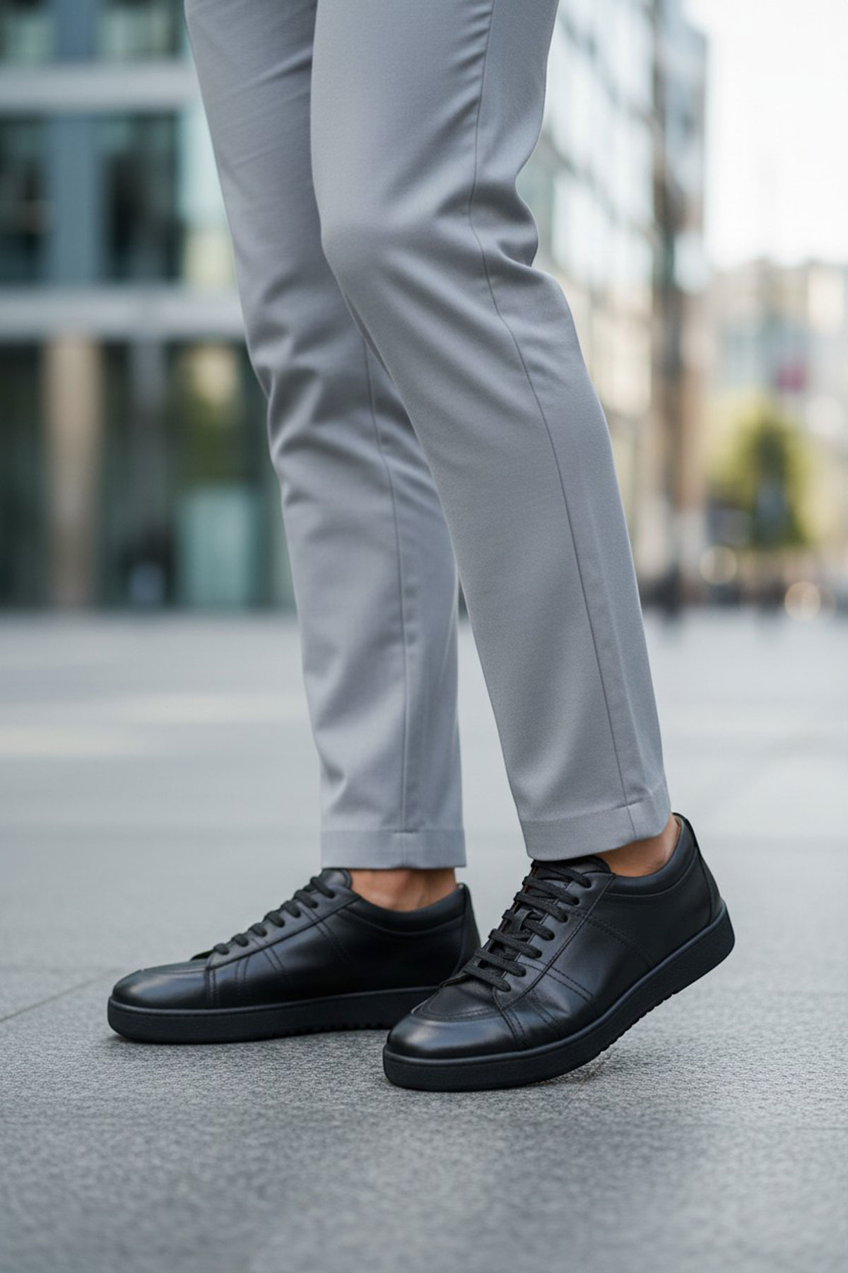 Premium İç Dış Deri Günlük Erkek Sneaker