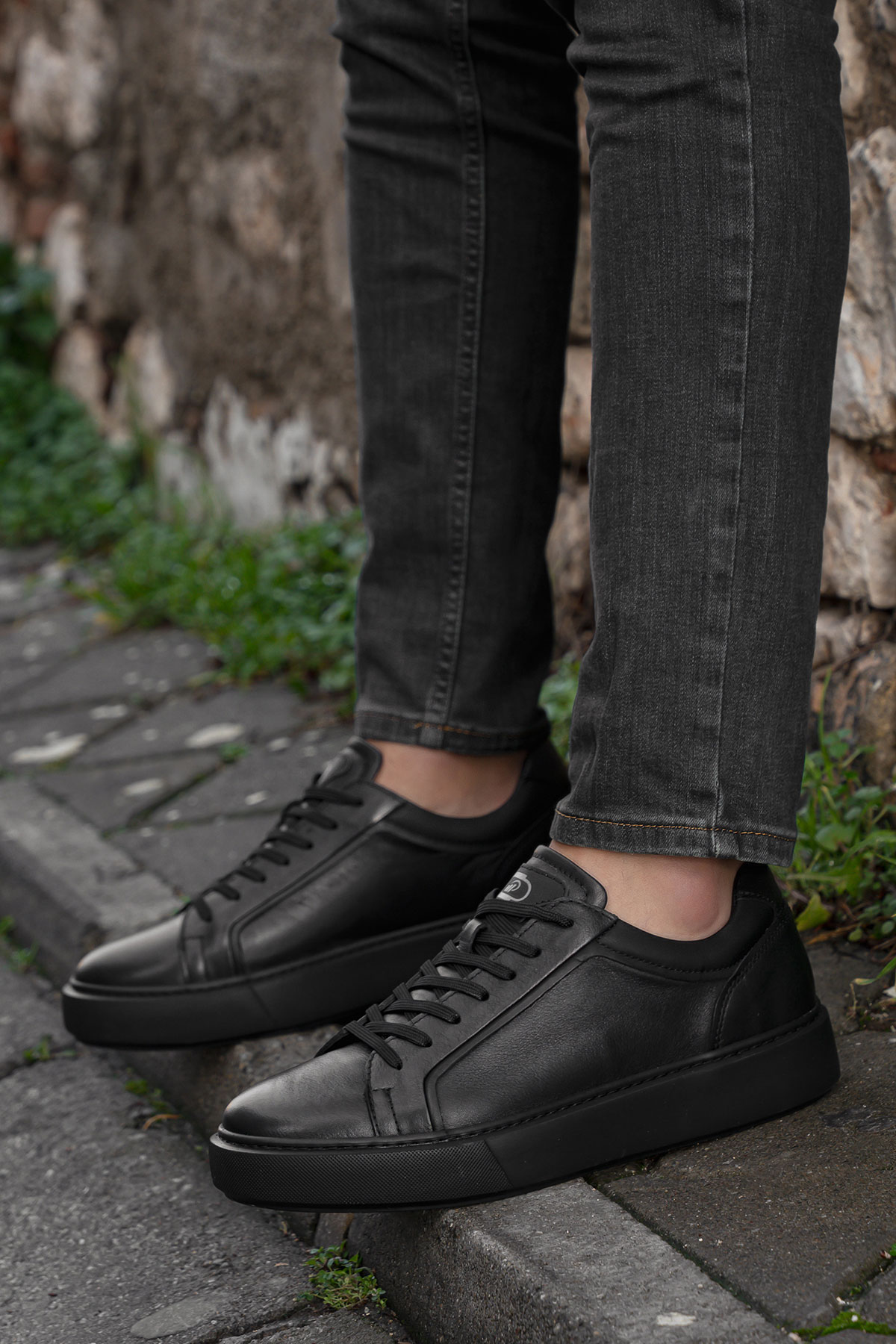 Urban Kalın Taban Deri Erkek Sneaker