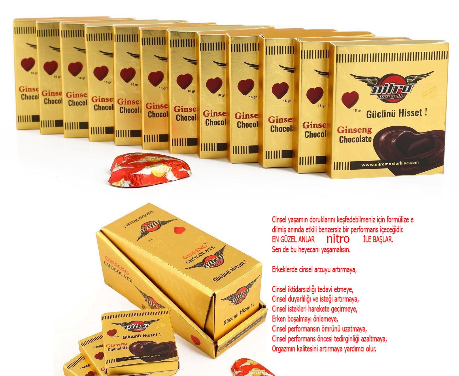 Nitro Max Gold Enerji Çikolatası 12 li Paket,48 Hours,Süpermarket