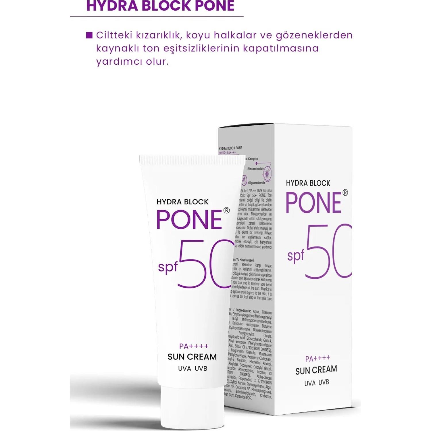 procsin hydra block pone spf 50 ton eşitleyici onarıcı yüksek