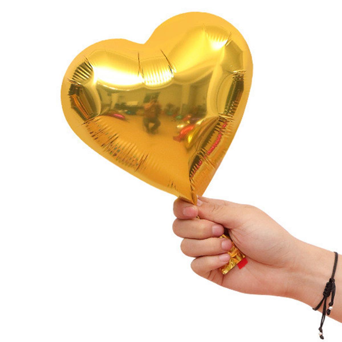 Folyo Kalp Balon 10inch 25cm Altın 2li paket
