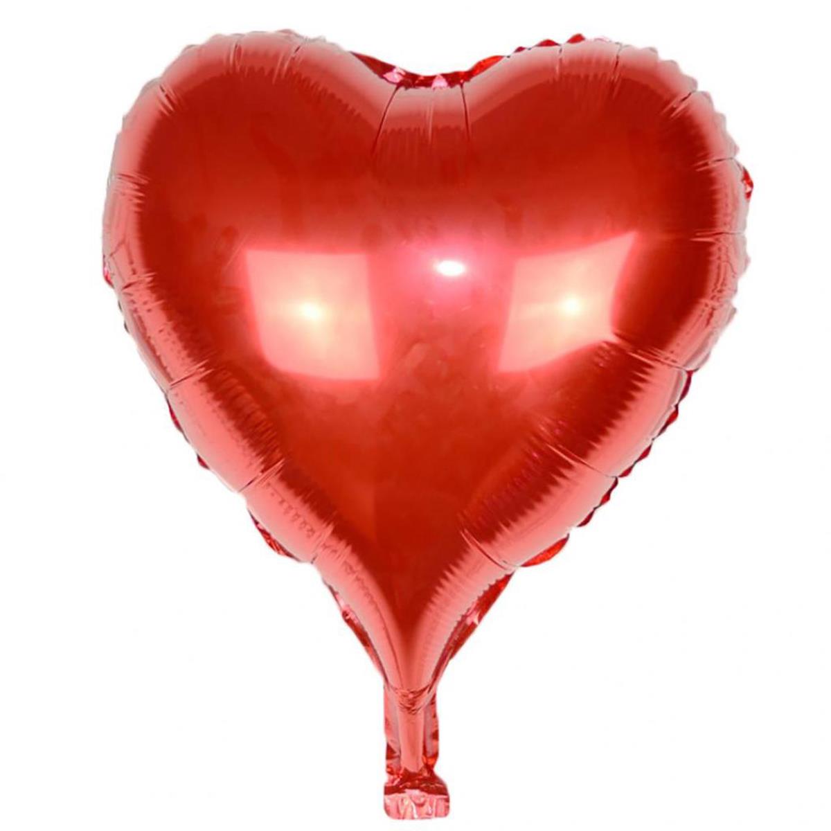 Folyo Kalp Balon 10inch 25cm Kırmızı 2li paket