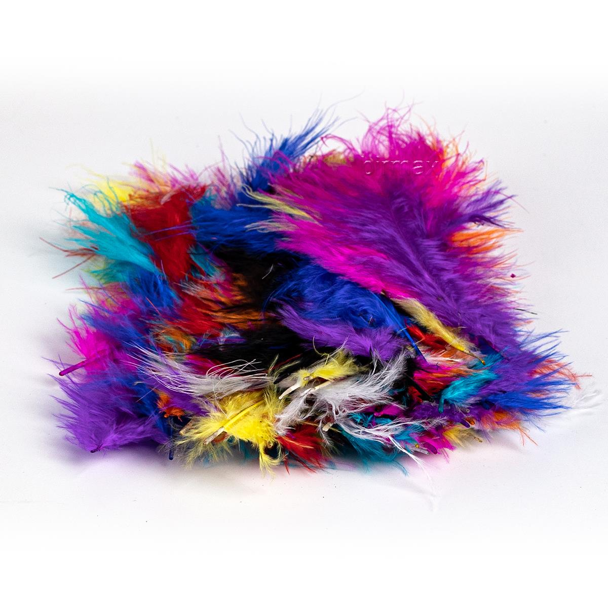 Kuş Tüyü Karışık Mix Renk Balon ve Süsleme Malzemesi