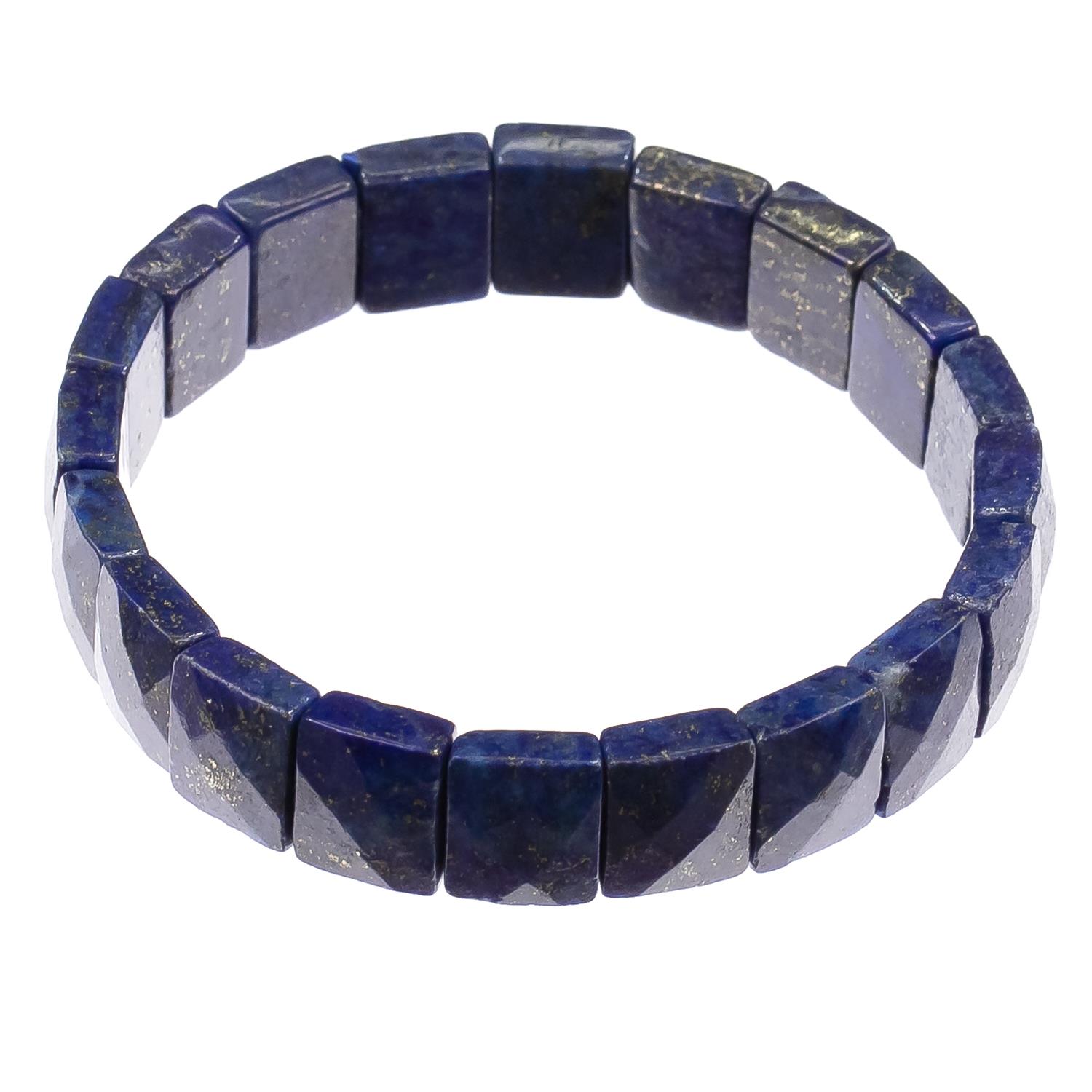 Lapis Lazuli Doğal Taş Bileklik Lastikli G2