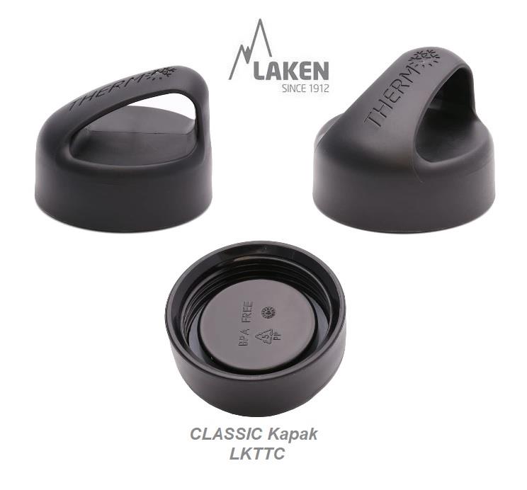  Laken 18/8 Çelik Classic Termos Şişe 0,75L - Siyah LKTA7N