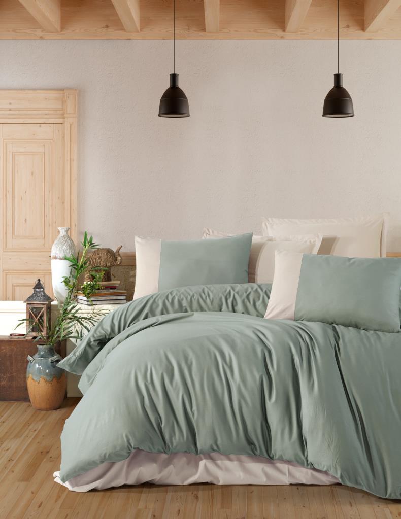 Clasy Butik Serisi Çift Kişilik Nevresim Takımı Pure V8 Mint