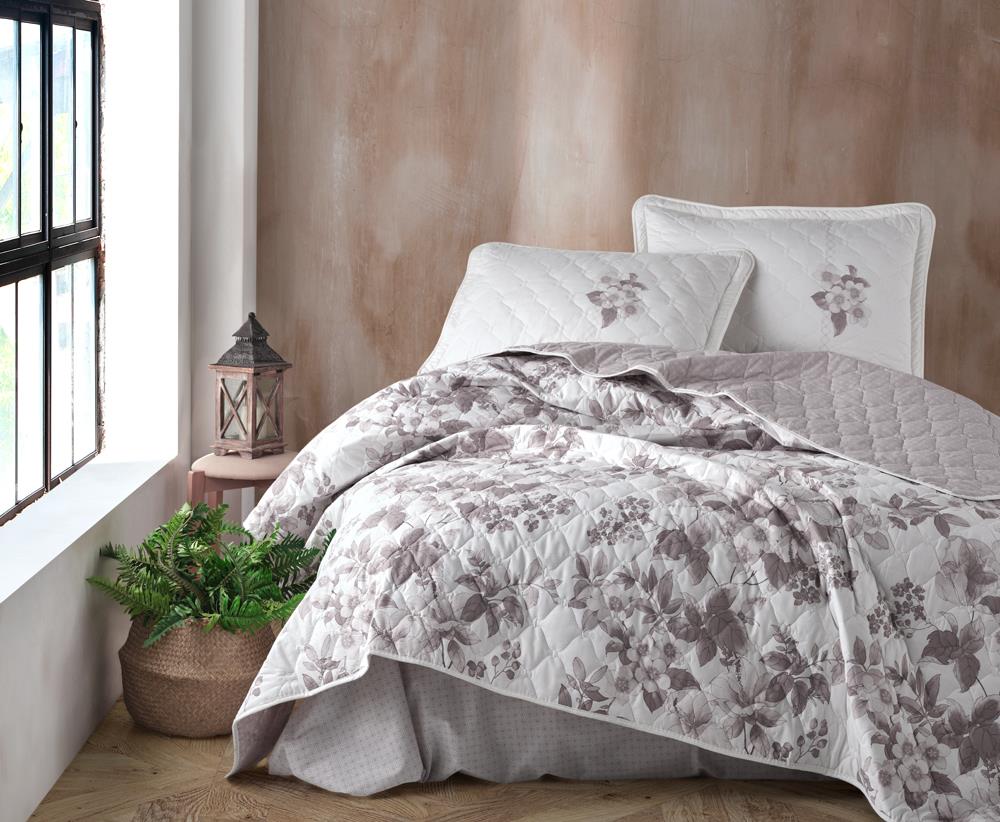 Clasy Çift Kişilik Yatak Örtüsü Miarosa v2 Kahve